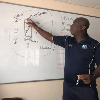 Cricket For Dummies Coach Shirley Clarke